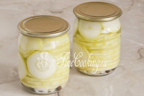 Маринованные кабачки на зиму. Шаг 9