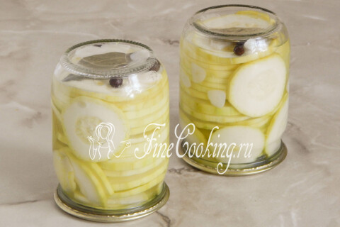 Маринованные кабачки на зиму. Шаг 10