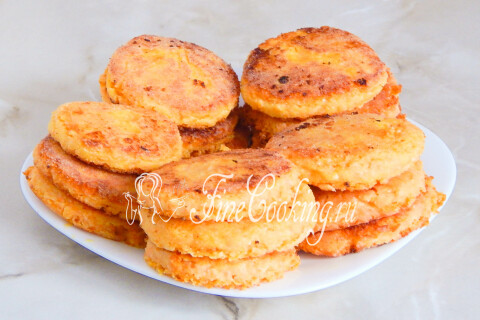 Морковные сырники. Шаг 8