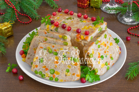 Мясной хлеб в духовке на праздничный стол. Шаг 12