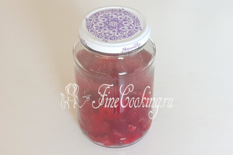 Настойка из малины на джине. Шаг 4