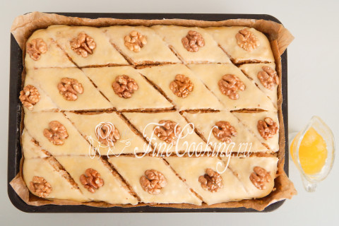 Пахлава рецепт в домашних условиях классический с грецким орехом и медом пошаговый