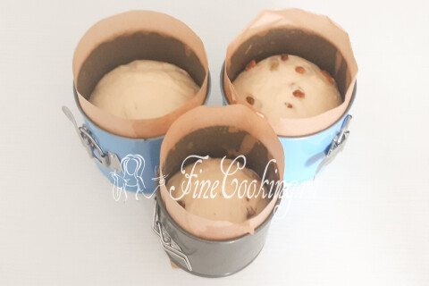 Пасхальный кулич со сгущенкой и изюмом. Шаг 18