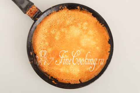 Печеночный торт с блинами. Шаг 6