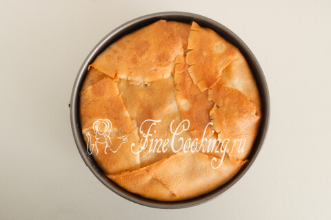 Печеночный торт с блинами. Шаг 22