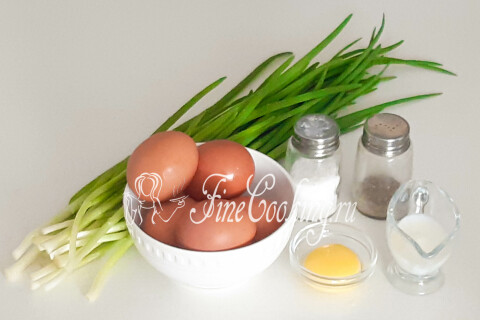Пирожки с яйцом и зеленым луком в духовке. Шаг 8
