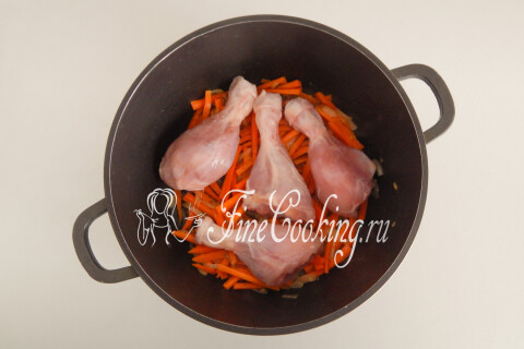 Плов с курицей. Шаг 7