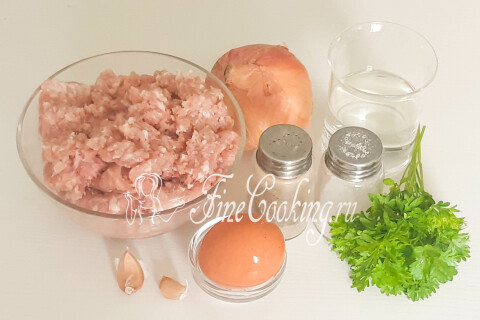 Пышные лепешки на кефире с мясной начинкой в духовке. Шаг 7