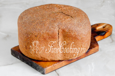 Ржаной хлеб с солодом в хлебопечке. Шаг 9