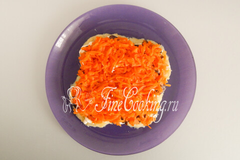 Салат Снеговик на Новый год. Шаг 13