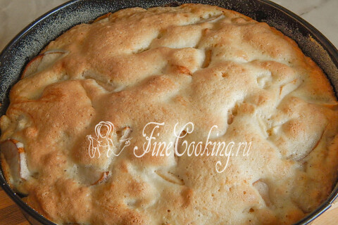Шарлотка с грушами. Шаг 10