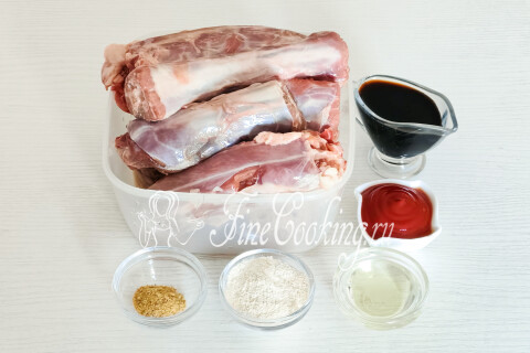 Шеи индейки в духовке. Шаг 1