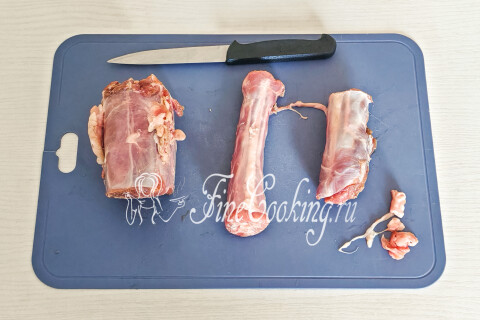 Шеи индейки в духовке. Шаг 4