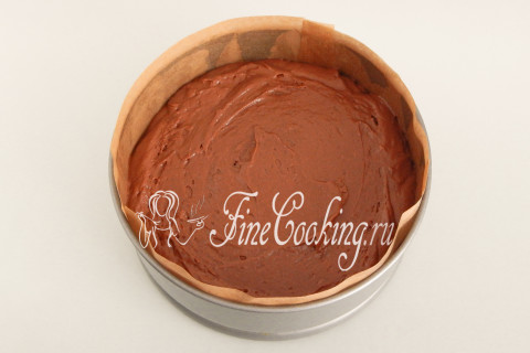 Шоколадный торт Клубника со сливками. Шаг 9