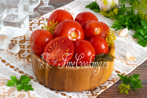 Соленые (квашеные) помидоры на зиму. Шаг 13