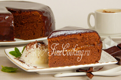 Готовое блюдо: Торт Захер (Sacher)