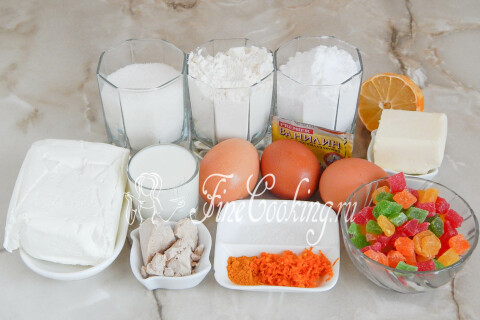 Творожный кулич. Шаг 1