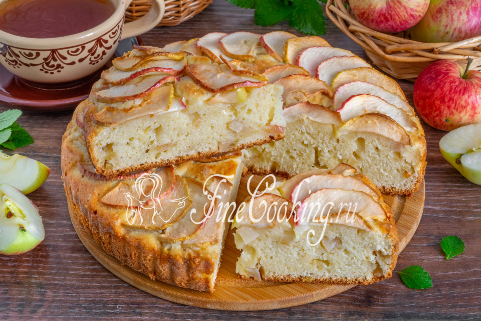 Рецепт: Насыпной яблочный пирог | В хлебопечке на скорую руку