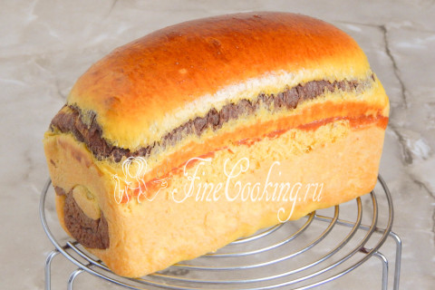 Тыквенно-шоколадный хлеб. Шаг 17