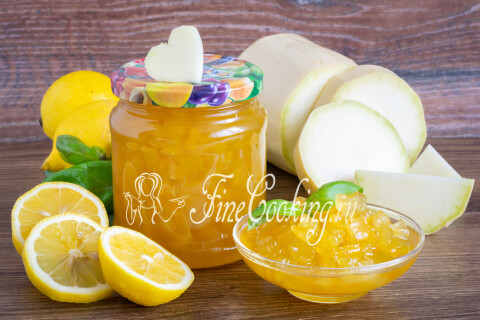 Варенье из кабачков с лимоном на зиму. Шаг 15