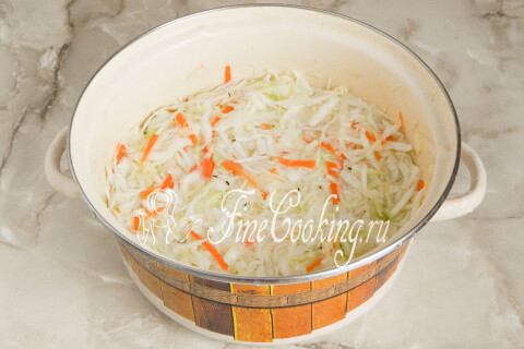 Вкусная квашеная капуста на зиму. Шаг 8