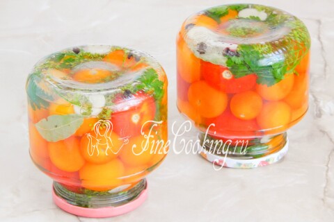 Вкусные маринованные помидоры на зиму. Шаг 10