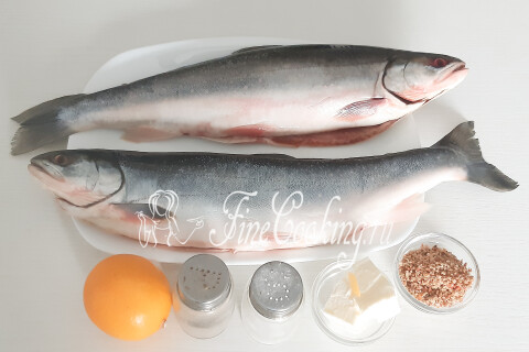 Вкусный голец, запеченный в духовке. Шаг 1