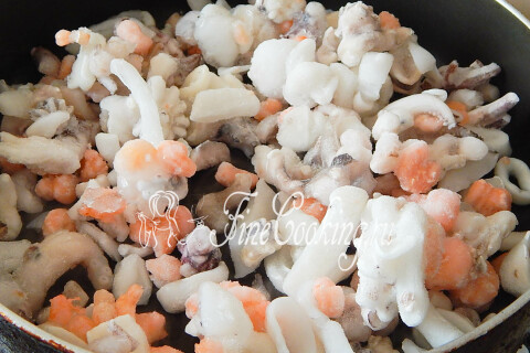 Волованы с морепродуктами. Шаг 6