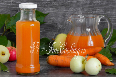 Яблочно-морковный сок на зиму. Шаг 16