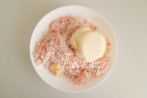 Закуска Елочки на Новый год. Шаг 3