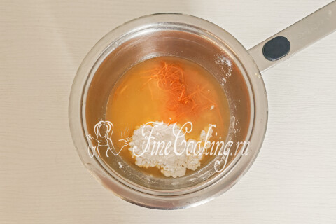 Заварная творожная пасха с апельсинами. Шаг 6