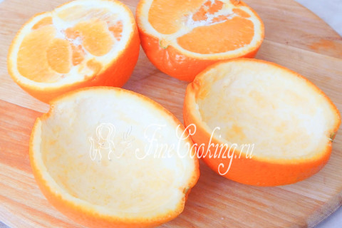 Желе Апельсиновые дольки. Шаг 3