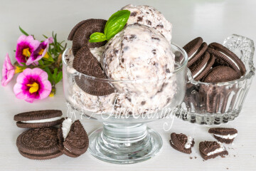 Домашнее мороженое Орео